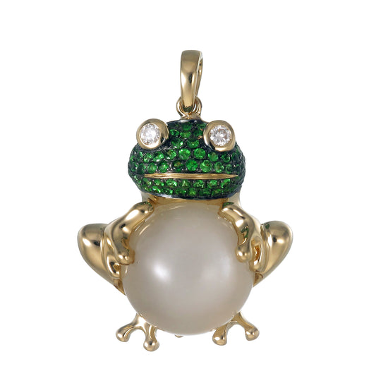 Enchanted Frog Pendant (Gold Edition)