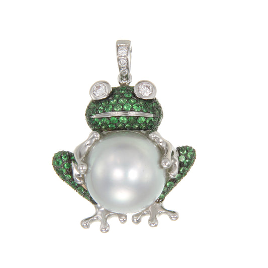 Verdant Harmony Pendant (Sitting Frog Edition)