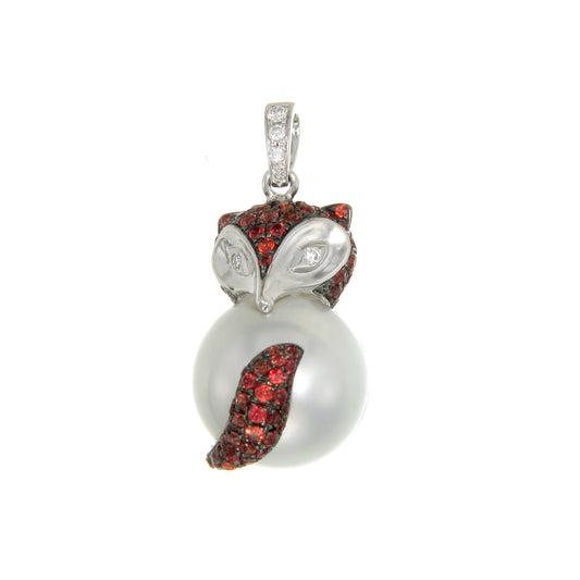 Scarlet Fox Pendant (Ruby Edition)