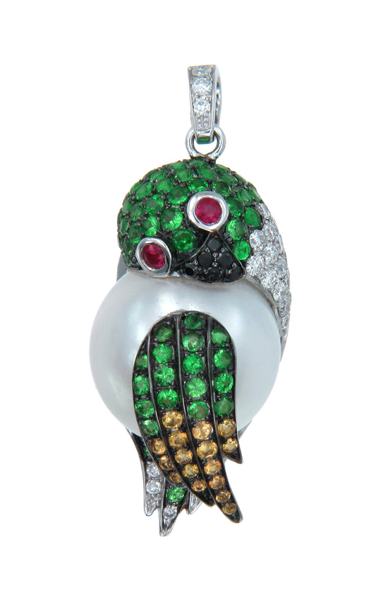 Regal Parrot Pendant